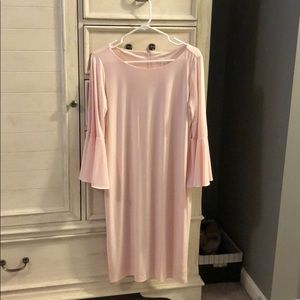 Calvin Klein Size 12 Baby Pink lined dress
